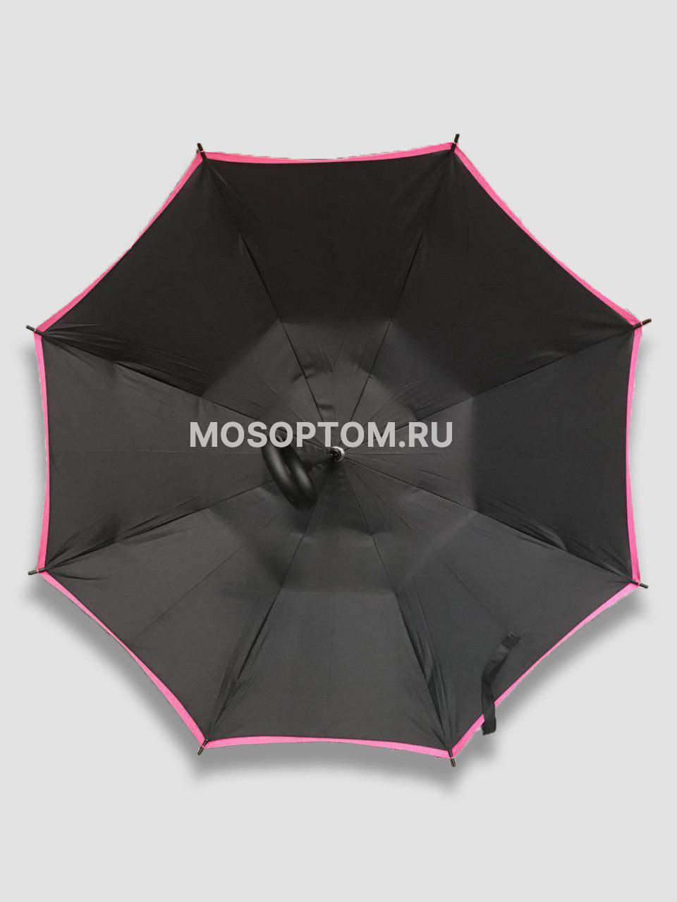 Двухсторонний зонт с обратным открыванием оптом 